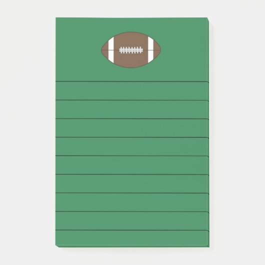 Post-it® Classic Football Sport Bloc-notes Cadeau (Devant)