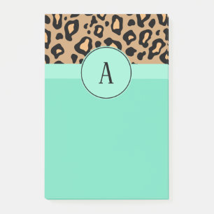 Post-it® Classic Leopard Monogrammed Post