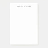 Post-it® Classic Minimalist Professional Plain Ajouter un n (Devant)