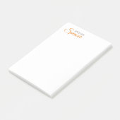 Post-it® Classic Plain Simple Clean Nom professionnel (Incliné)