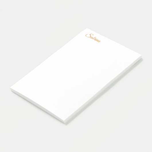 Post-it® Classic Plain Simple Clean Nom professionnel (Incliné)