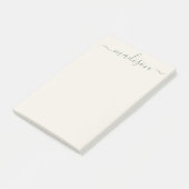 Post-it® Classic Vintage Sage Green Type Nom (Incliné)