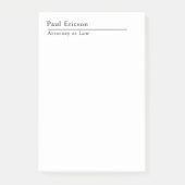 Post-it® Classical Elegant Plain Professional (Devant)