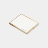 Post-it® Classique Artistique Chic Beige Or Peinture Textur (Incliné)