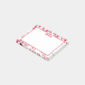 Post-it® Classique Coeurs rouges mignons (Incliné)