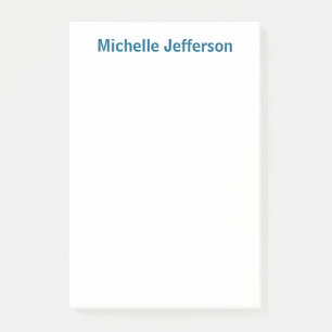 Post-it® Classique Créatif Tendance Blanc Bleu Océan