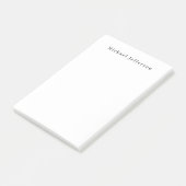 Post-it® Classique créative tendance noir & blanc minimalis (Incliné)