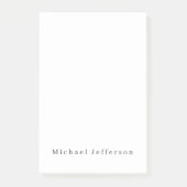 Post-it® Classique créative tendance noir & blanc minimalis (Devant)