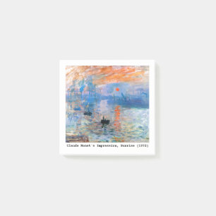 Post-it® Claude Monet Impression, Sunrise (1872)