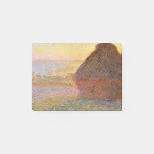 Post-it® Claude Monet Impressionniste Peinture Graystaks I (Devant)