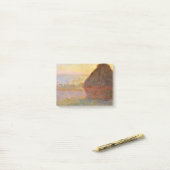 Post-it® Claude Monet Impressionniste Peinture Graystaks I (Sur un bureau)