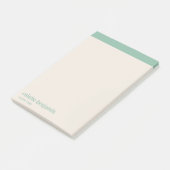 Post-it® Clean Minimalist Turquoise-Green & Pale Peach (Incliné)