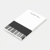 Post-it® Clés customisées personnalisées de piano (Incliné)