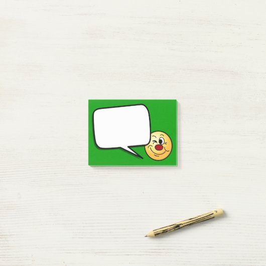 Post-it® Cligner de l'oeil (Sur un bureau)