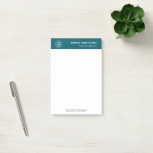 Post-it® Clinique Dentaire Dentiste Logo Professionnel Sarc