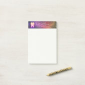 Post-it® Clinique dentaire professionnelle Rose Gold Tooth (Sur un bureau)