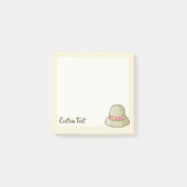 Post-it® Cloche Casquette jaune (Devant)