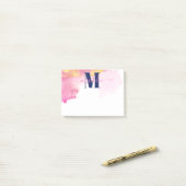 Post-it® Cloud bleu moderne et encre épine Personnalisé (Sur un bureau)