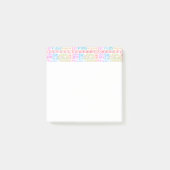 Post-it® Cloud de mot communautaire LGBTQ+ SlipperyJoe (Devant)