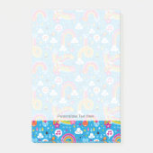 Post-it® clouds rainbows rain drhepattern (Devant)