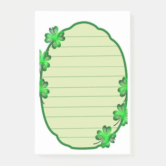 Post-it® Clover note (Devant)