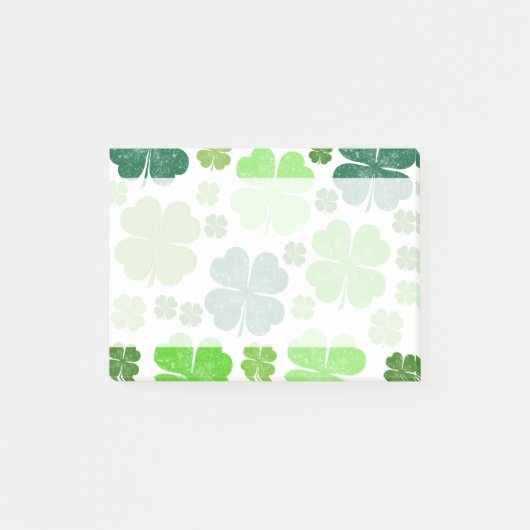 Post-it® Clovers verts, Lucky Clovers, Saint Patrick's Day (Devant)