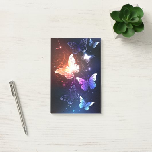 Post-it® Clowing Night Butterflies (Bureau)