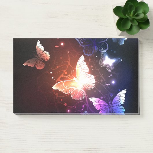 Post-it® Clowing Night Butterflies (Bureau)