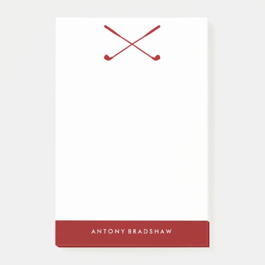 Post-it® Club de golf Red (Devant)