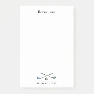 Post-it® Clubs de golf et golfeurs de balle