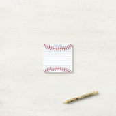 Post-it® Coach de baseball sur mesure ou Joueur de balle Sp (Sur un bureau)