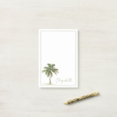 Post-it® Coastal Palm Tree Personalized (Sur un bureau)