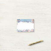 Post-it® Coastal Seashell Beach (Sur un bureau)
