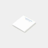Post-it® Cobalt Bleu Plaine Élégant Minimaliste Simple (Incliné)