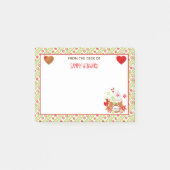 Post-it® Coca et biscuits de Noël Green Post-it (Devant)