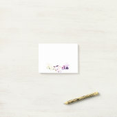 Post-it® coccinelle avec queue amusante (Sur un bureau)