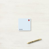 Post-it® Coccinelle Chanceuse (Sur un bureau)