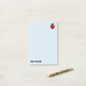 Post-it® Coccinelle Chanceuse (Sur un bureau)