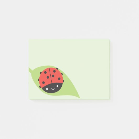 Post-it® Coccinelle de Kawaii (Devant)