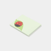Post-it® Coccinelle de Kawaii (Incliné)