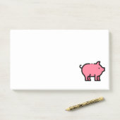 Post-it® Cochon (Sur un bureau)
