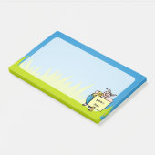 Post-it® Cochon avec panneau (Incliné)