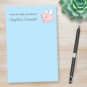 Post-it® Cochon Volant - Porcelet avec des Ailes