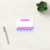 Post-it® Cocker Spaniel Chien & Paw Hot Rose & Blue (Bureau)