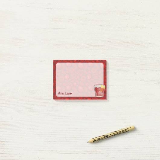 Post-it® Cocktail Americano (Sur un bureau)
