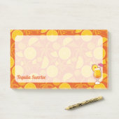 Post-it® Cocktail Tequila Sunrise (Sur un bureau)