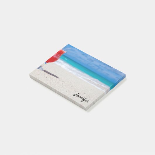 Post-it® Cocktails Sur La Plage do-it-yourself Nom Accueil (Incliné)