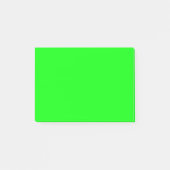 Post-it® Code hexadécimal vert néon 00FF00 (Devant)