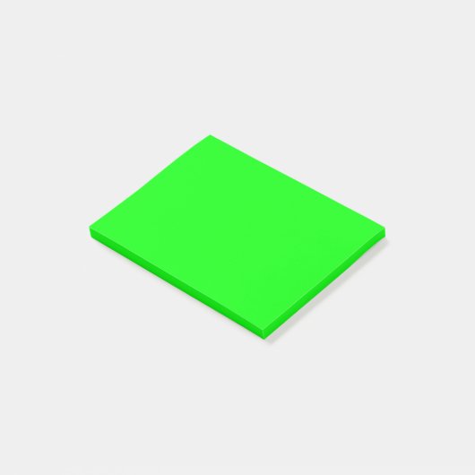 Post-it® Code hexadécimal vert néon 00FF00 (Incliné)