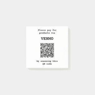Post-it® Code QR de plateforme de paiement personnalisable